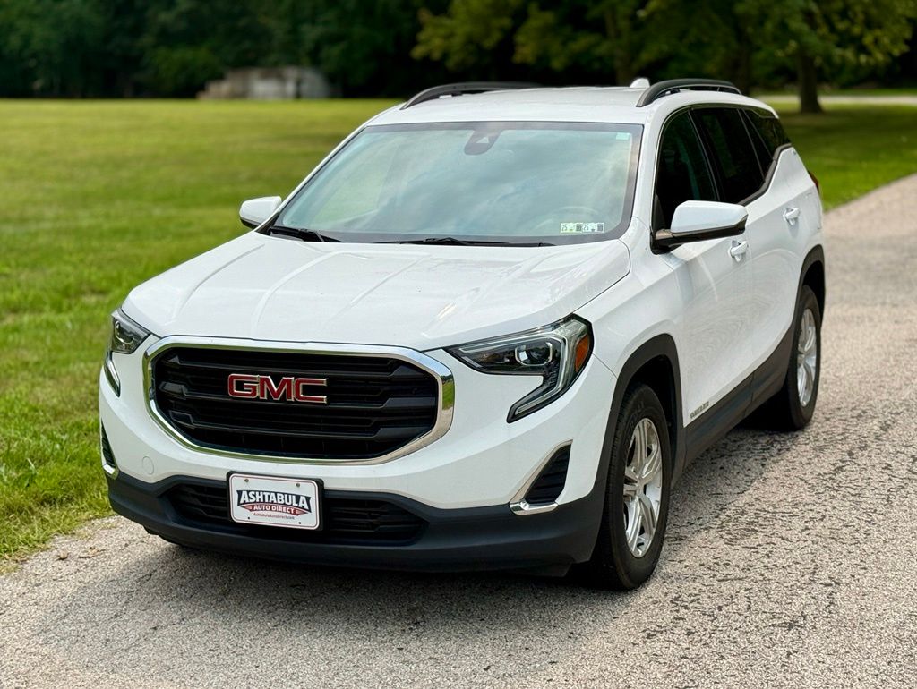 Summit White 2020 GMC Terrain SUV / Crossover Four-Wheel Drive 9-Speed Automatic