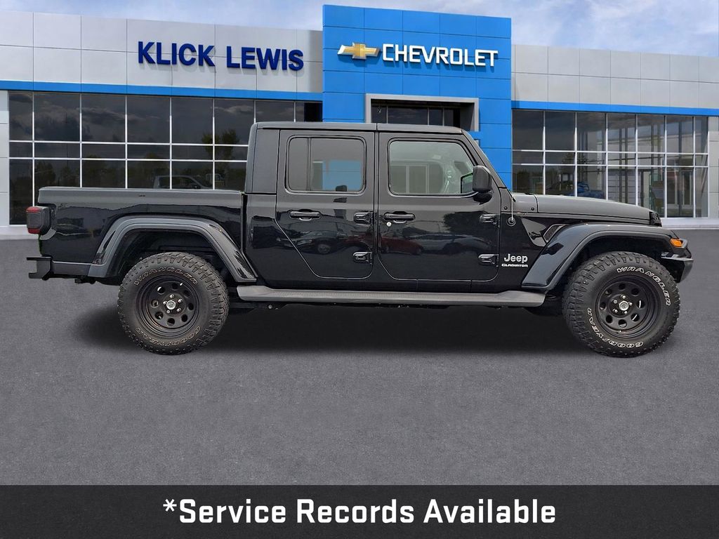 2020 Jeep Gladiator Overland Black at Klick Lewis Buick Chevrolet