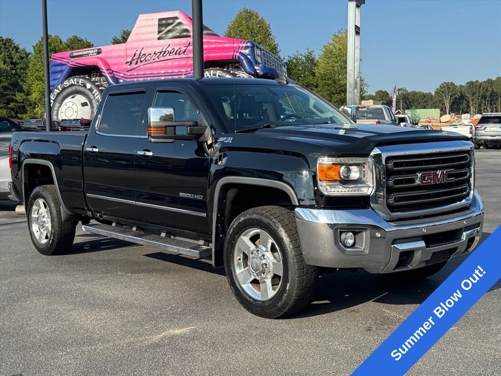 Onyx Black 2016 GMC Sierra 2500HD Pickup Truck Four-Wheel Drive 6-Speed Automatic