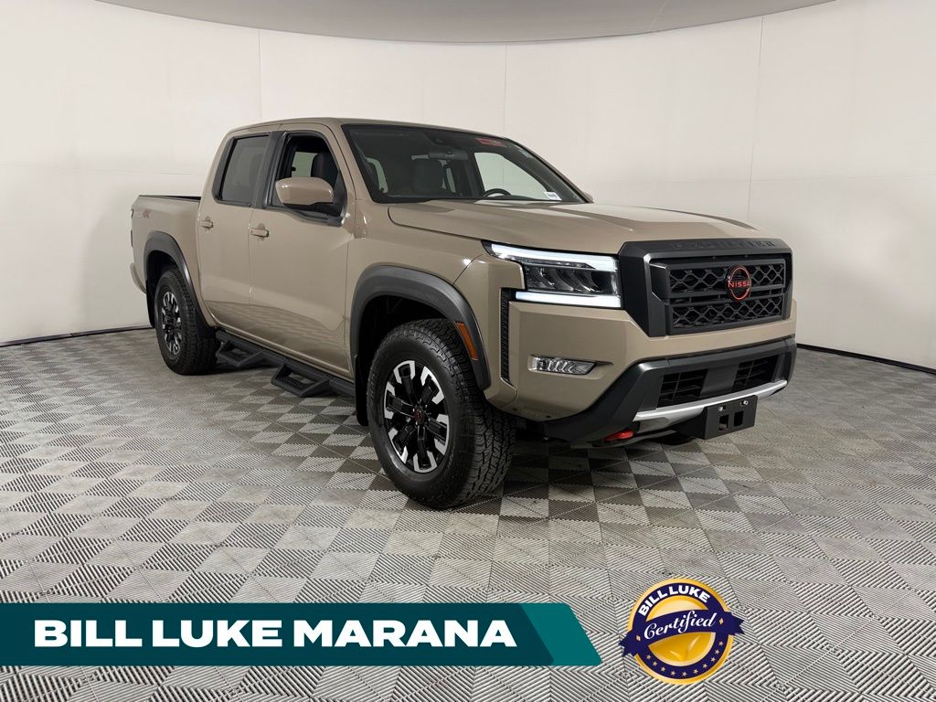 Baja Storm 2024 Nissan Frontier PRO-4X Crew Cab 4WD Pickup Truck Four-Wheel Drive 9-Speed Automatic Overdrive