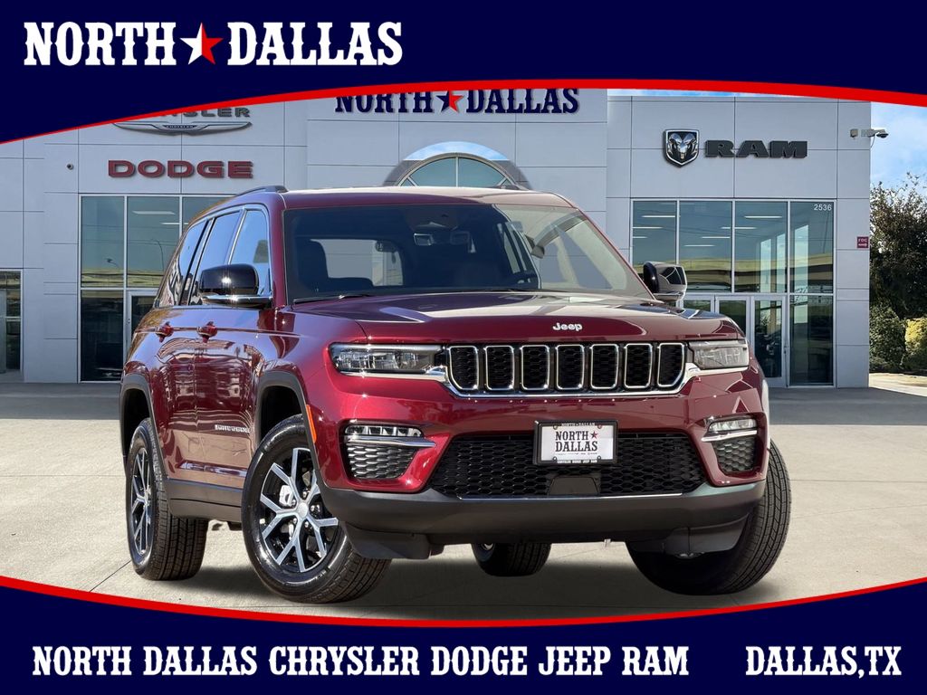 Velvet Red Pearlcoat 2025 Jeep Grand Cherokee SUV / Crossover Four-Wheel Drive 8-Speed Automatic