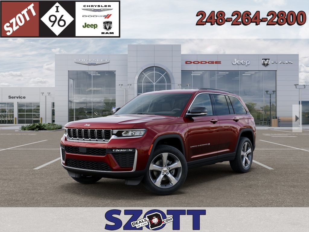 Velvet Red Pearlcoat 2026 Jeep Grand Cherokee SUV / Crossover Four-Wheel Drive 8-Speed Automatic