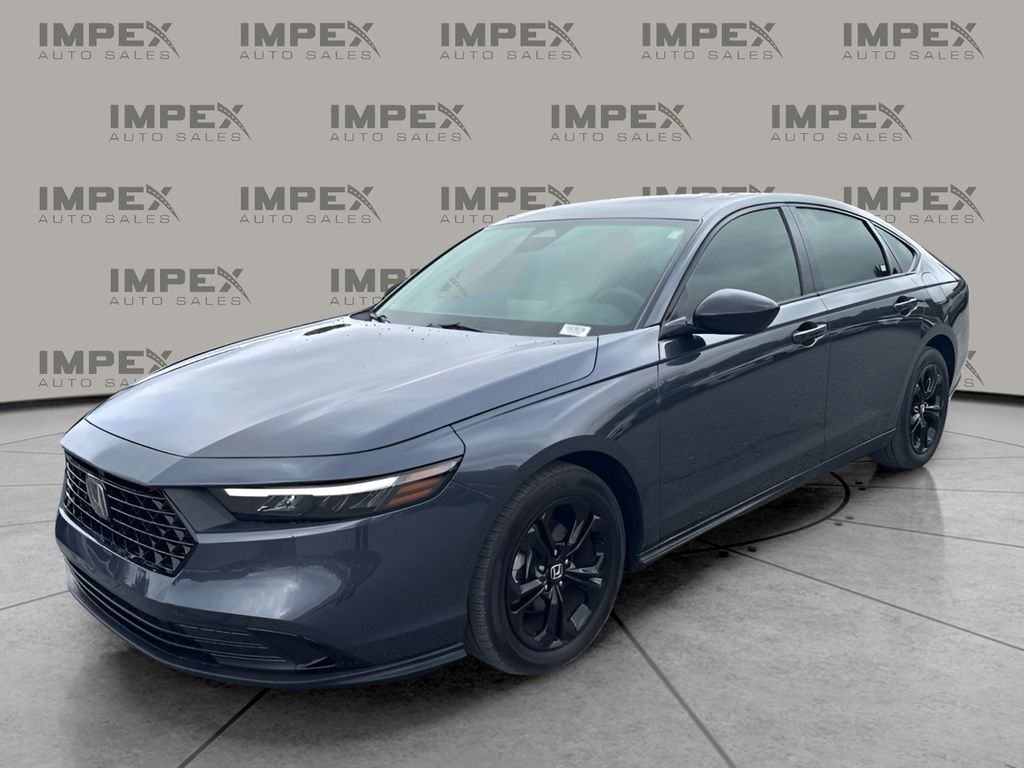 Meteorite Gray Metallic 2025 Honda Accord Sedan Front-Wheel Drive Continuously Variable Transmission
