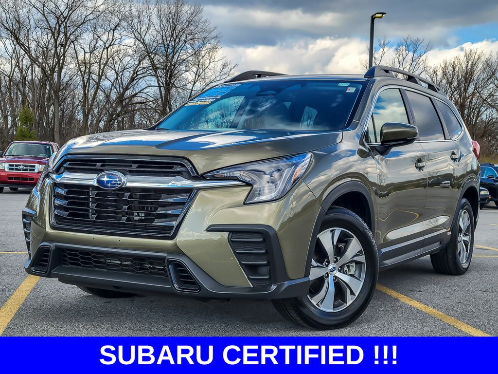 Green Metallic 2025 Subaru Ascent Premium 7-Passenger AWD SUV / Crossover All-Wheel Drive Continuously Variable Transmission