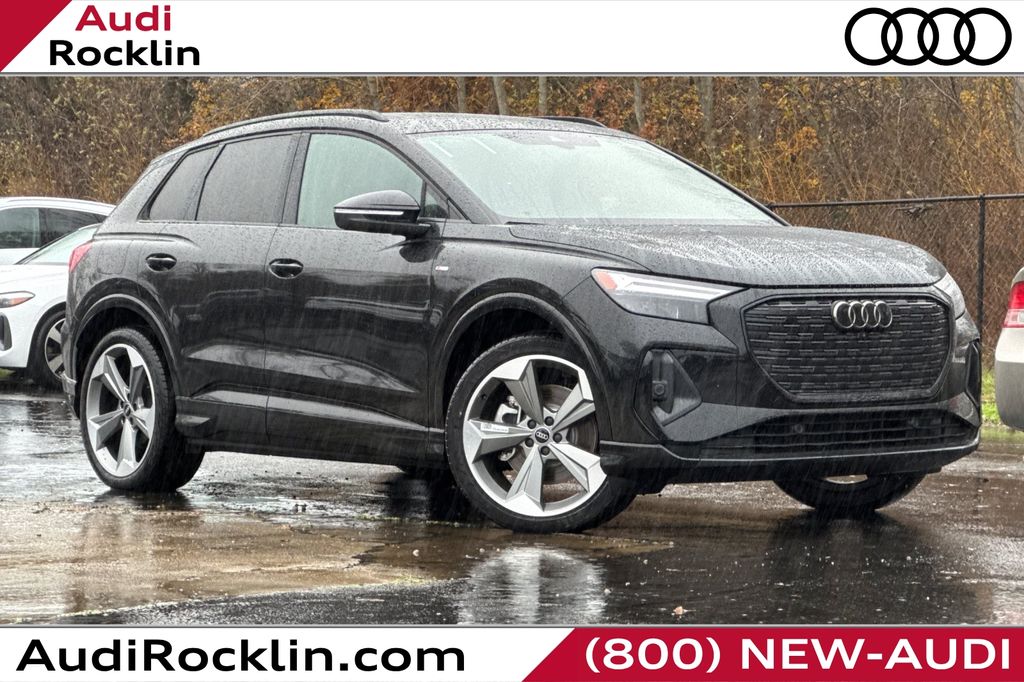 Black 2025 Audi Q4 e-tron quattro Premium Plus 55 SUV / Crossover All-Wheel Drive Automatic