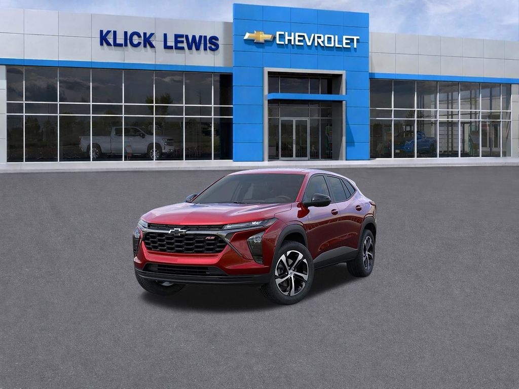2026 Chevrolet Trax 1RS Red at Klick Lewis Buick Chevrolet