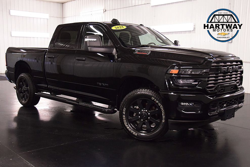 Diamond Black Crystal Pearlcoat 2025 RAM 2500 Pickup Truck 4X2 8-Speed Automatic