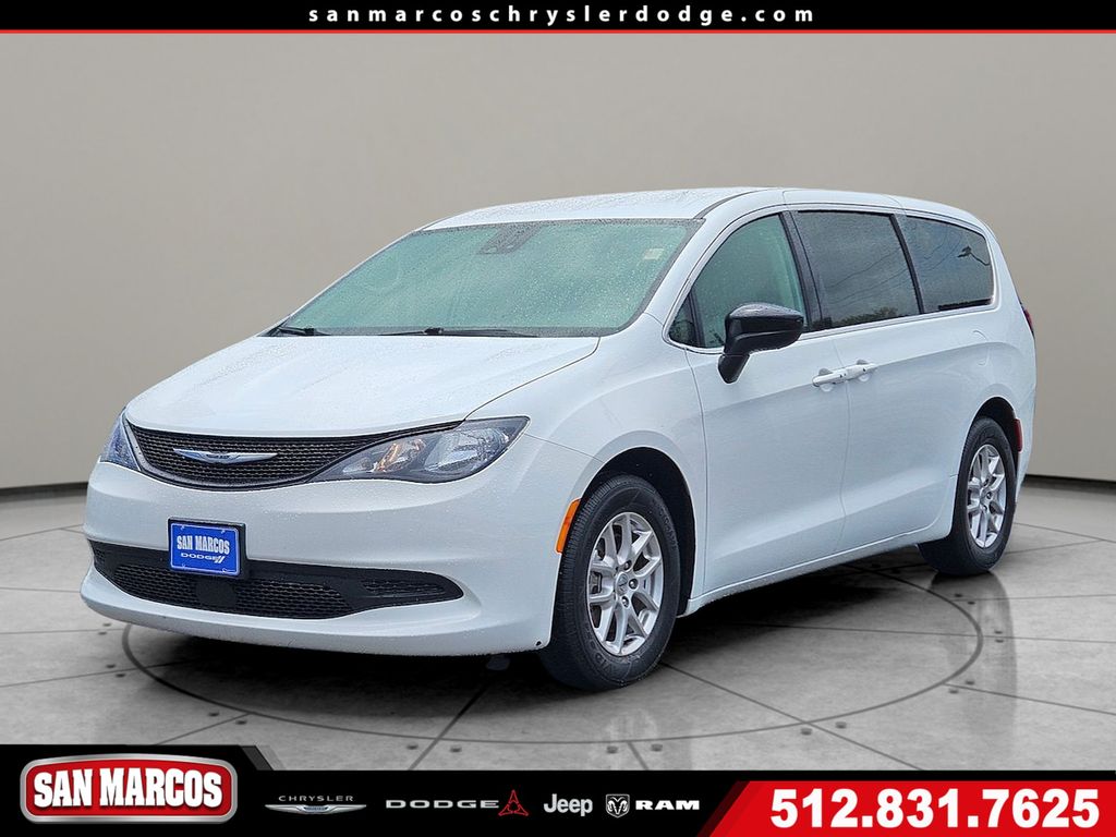 Bright White Clearcoat 2024 Chrysler Voyager LX FWD Minivan Front-Wheel Drive 9-Speed Automatic