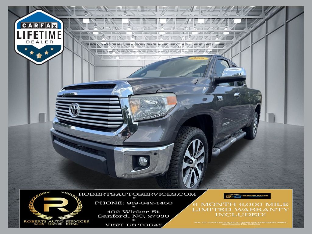 Magnetic Gray Metallic 2016 Toyota Tundra Pickup Truck Four-Wheel Drive 6-Speed Automatic Overdrive