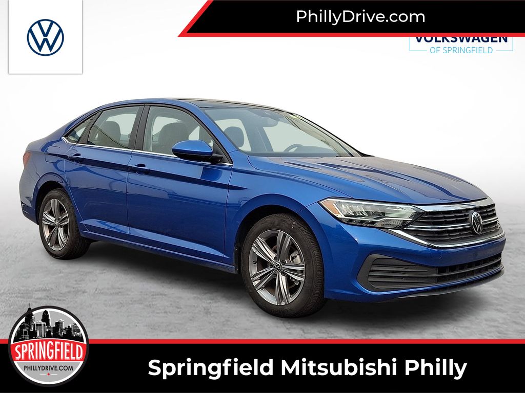 Rising Blue Metallic 2024 Volkswagen Jetta Sedan Front-Wheel Drive 8-Speed Automatic
