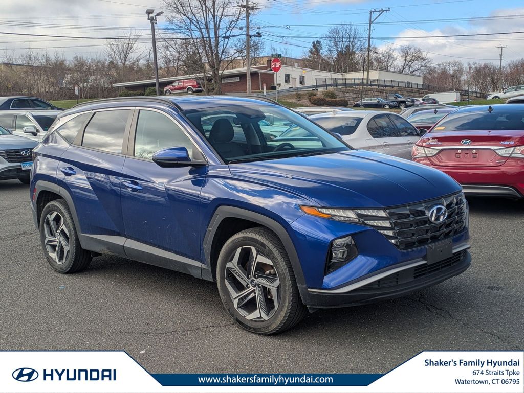 Intense Blue 2023 Hyundai Tucson SEL AWD SUV / Crossover All-Wheel Drive 8-Speed Automatic