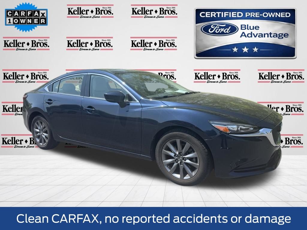 Deep Crystal Blue Mica 2018 Mazda MAZDA6 Sport Sedan FWD Sedan Front-Wheel Drive 6-Speed Automatic