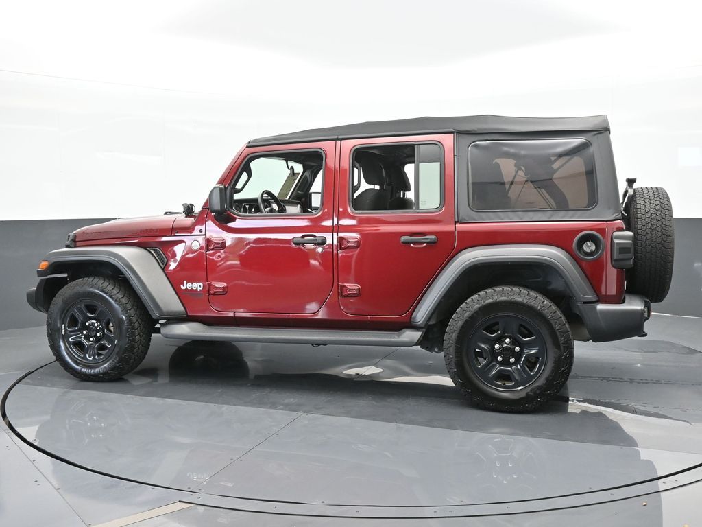 Used 2021 Jeep Wrangler Unlimited Sport with VIN 1C4HJXDN6MW622653 for sale in Miami, FL