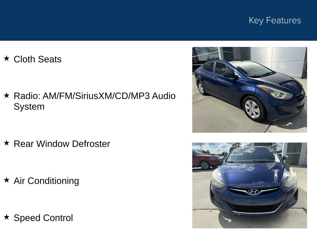 2016 Hyundai ELANTRA SE