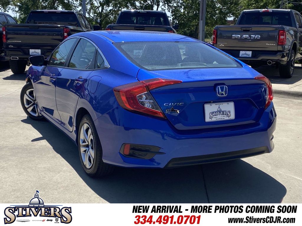 2017 Aegean Blue Metallic Honda Civic LX FWD Sedan