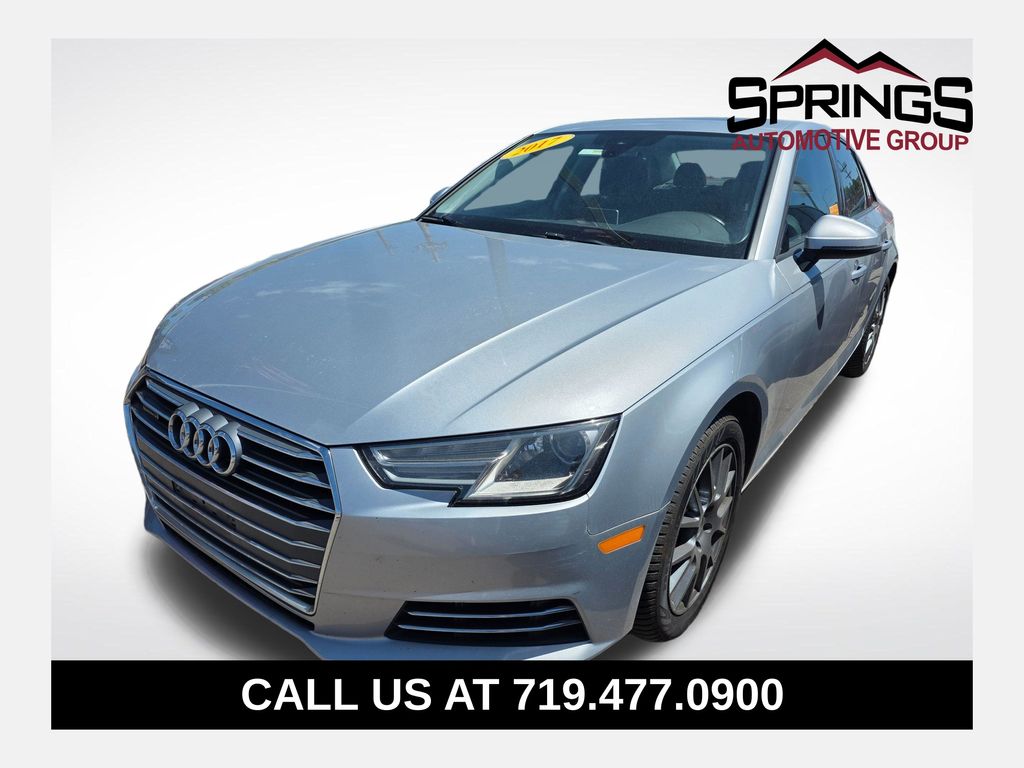 Silver 2017 Audi A4 2.0T quattro Premium AWD Sedan All-Wheel Drive 7-Speed Automatic