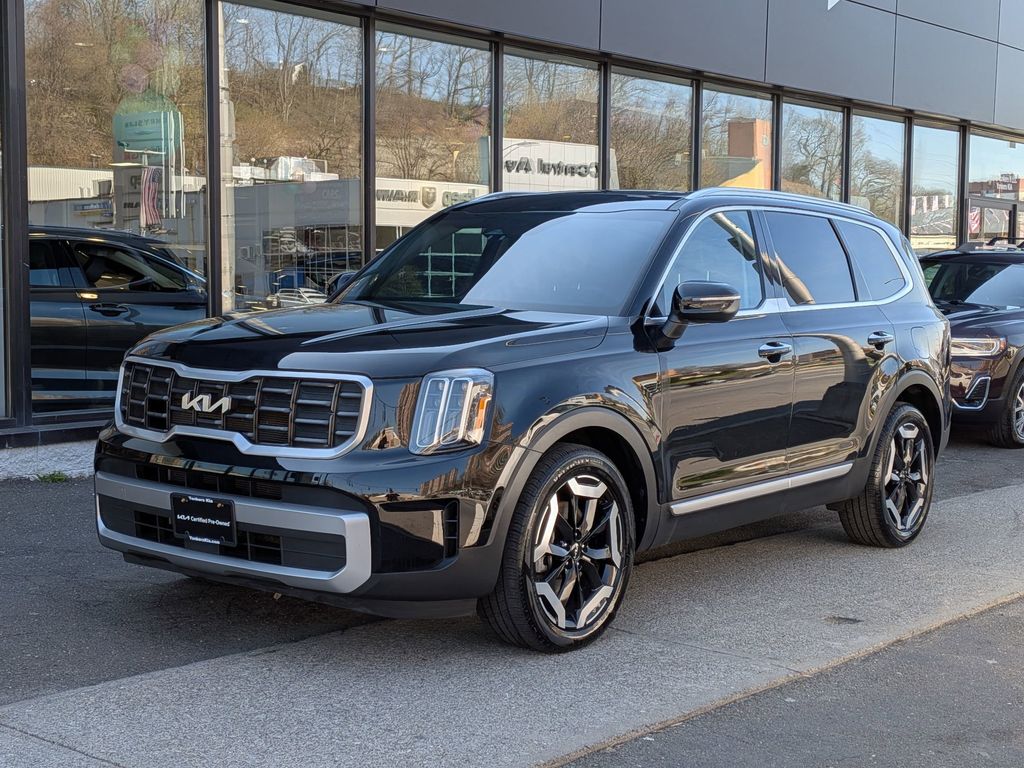 Ebony Black 2023 Kia Telluride S AWD SUV / Crossover All-Wheel Drive 8-Speed Automatic