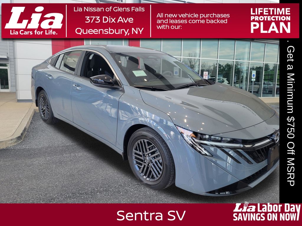 Atlantic Gray Metallic 2026 Nissan Sentra Sedan Front-Wheel Drive Continuously Variable Transmission