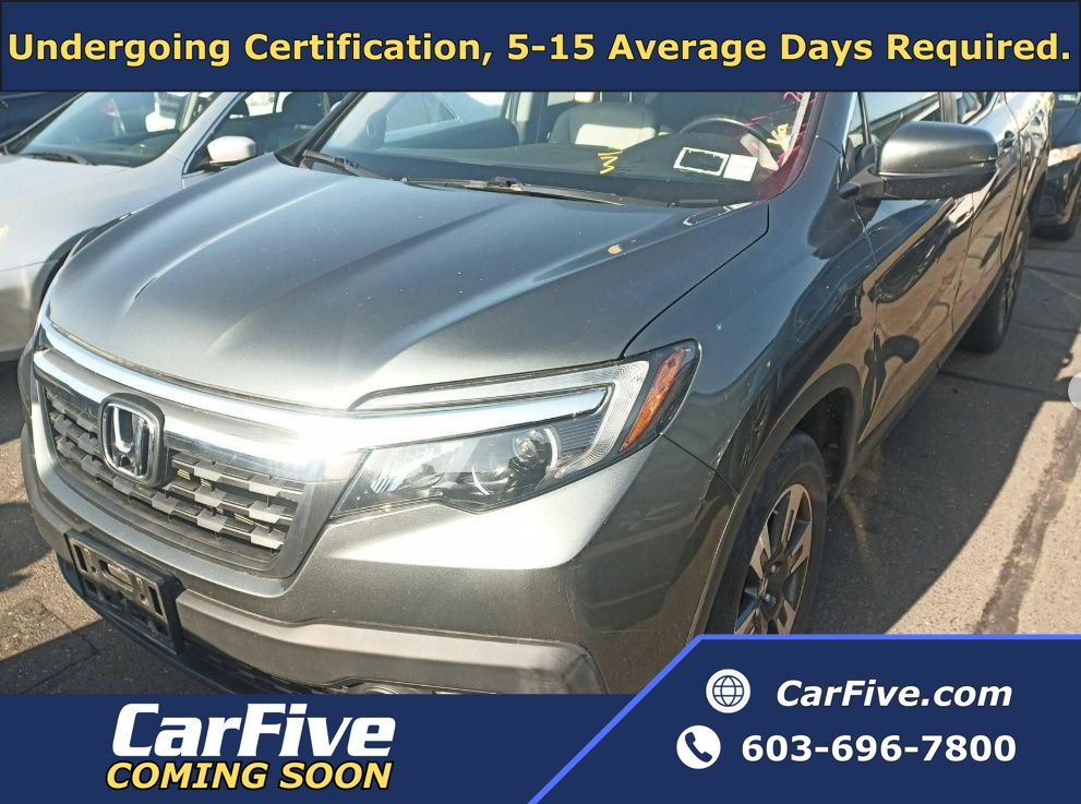Green 2019 Honda Ridgeline Pickup Truck All-Wheel Drive 6-Speed Automatic