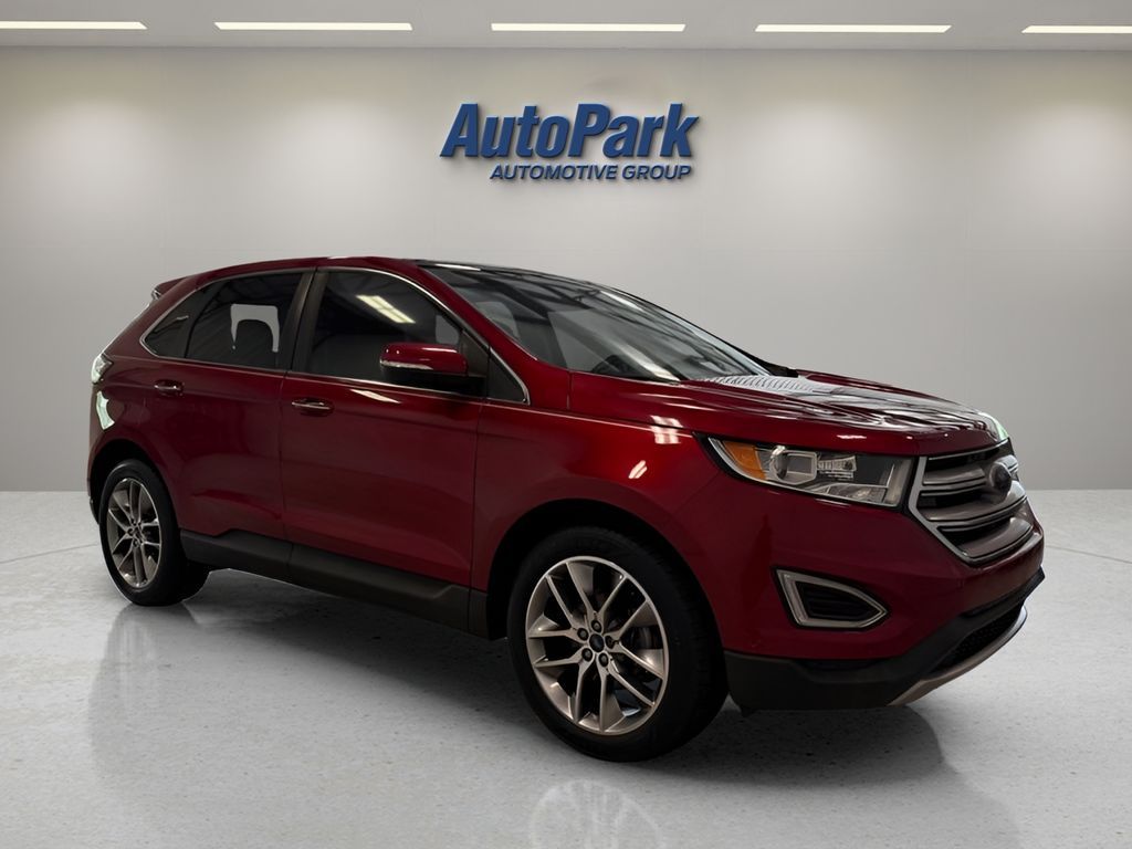 Ruby Red Metallic 2017 Ford Edge SUV / Crossover Front-Wheel Drive 6-Speed Automatic