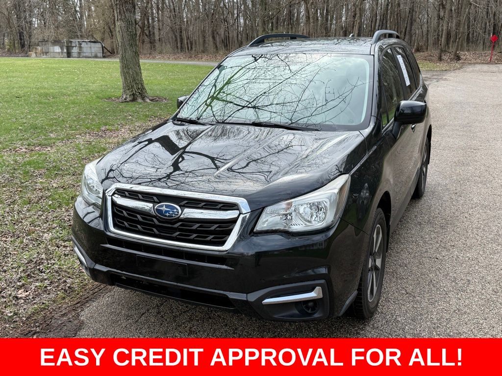 Crystal Black Silica 2018 Subaru Forester 2.5i Premium SUV / Crossover All-Wheel Drive Continuously Variable Transmission