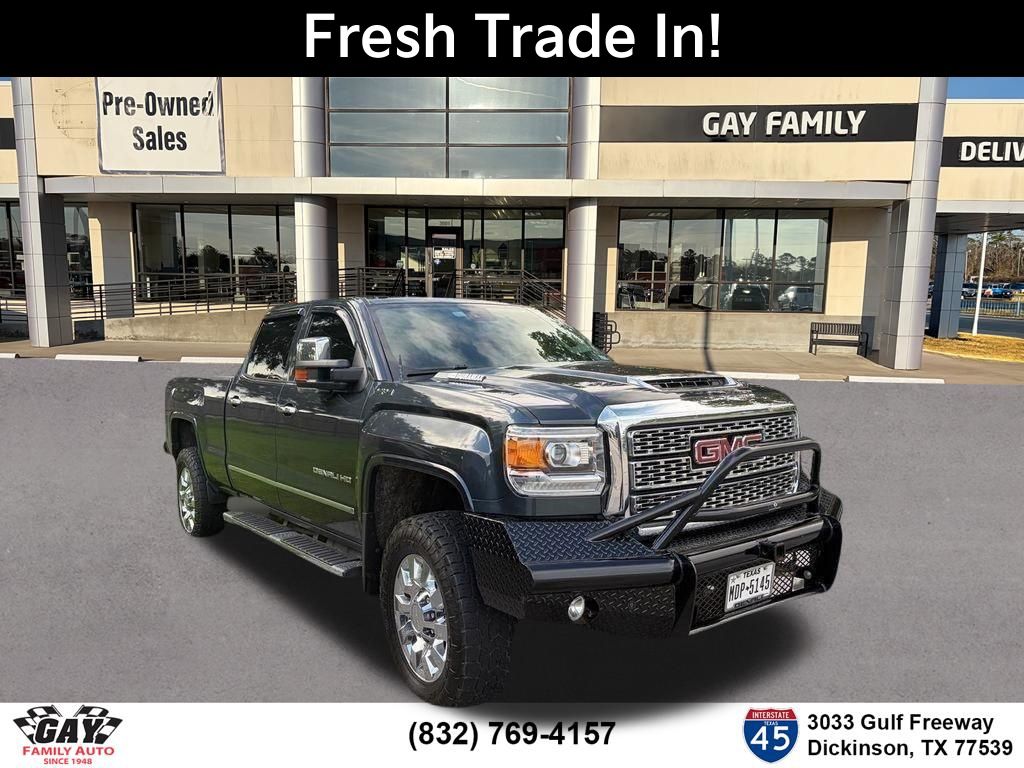 Dark Slate Metallic 2019 GMC Sierra 2500HD Pickup Truck Four-Wheel Drive 6-Speed Automatic