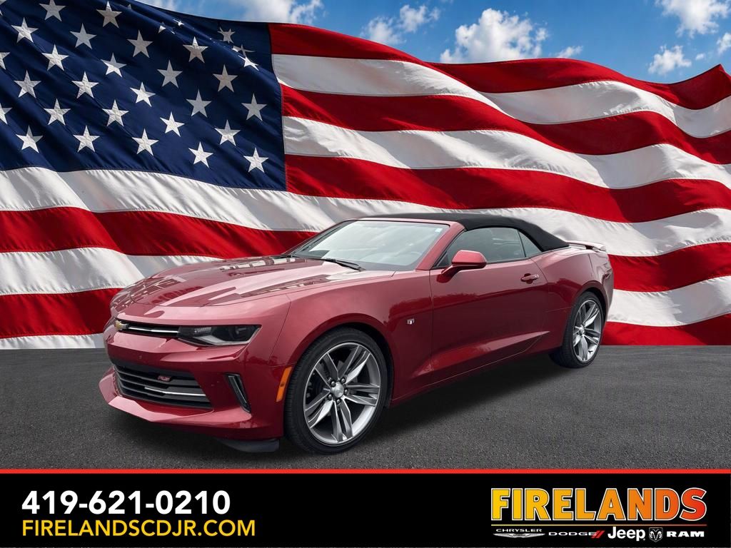 Garnet Red 2017 Chevrolet Camaro Convertible Rear-Wheel Drive 8-Speed Automatic