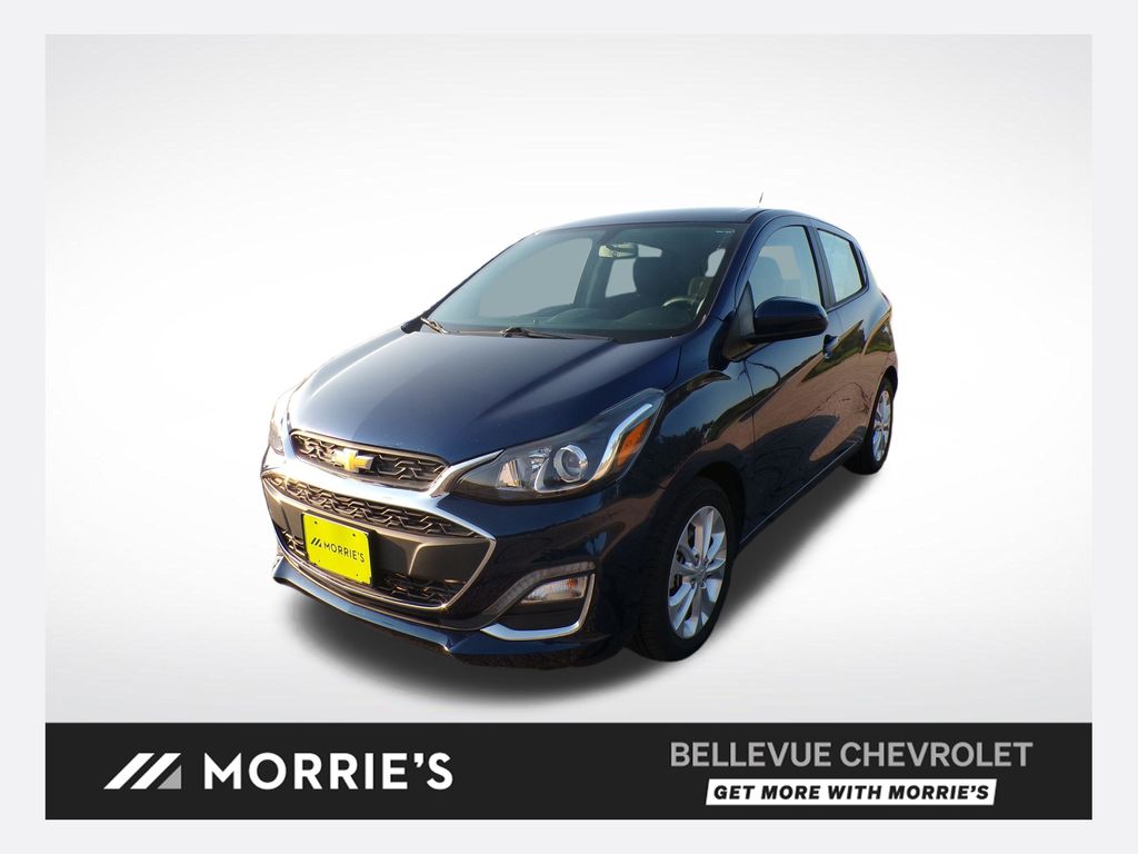 Blue Glow Metallic 2022 Chevrolet Spark Hatchback Front-Wheel Drive Continuously Variable Transmission