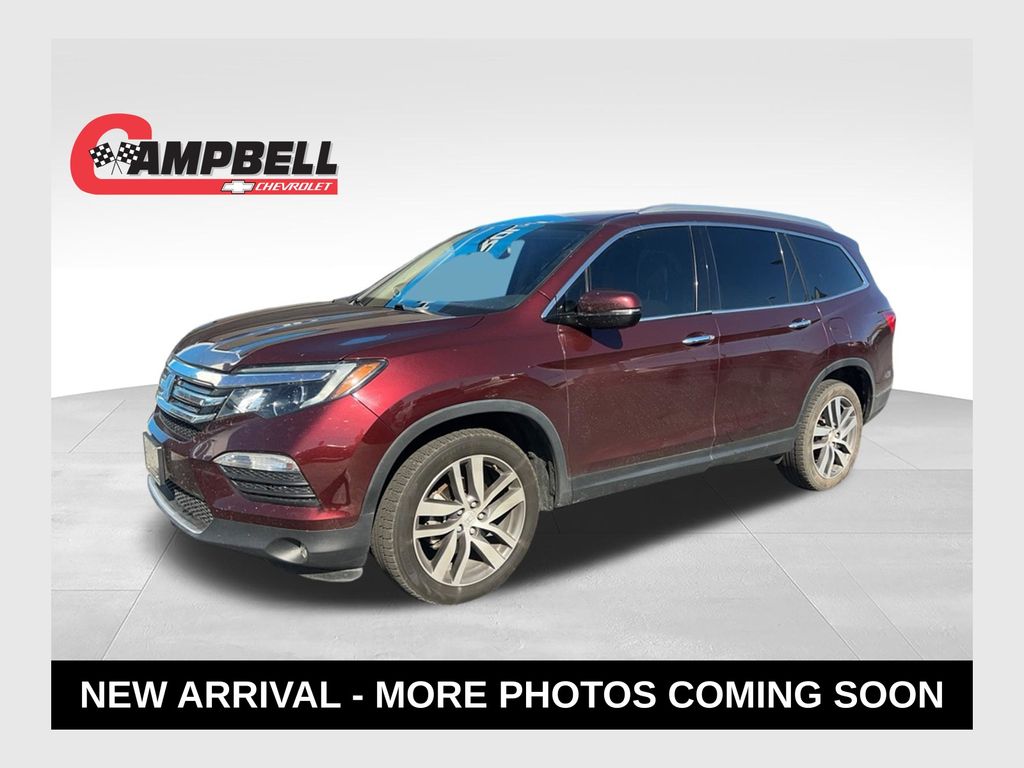 Red 2018 Honda Pilot Elite AWD SUV / Crossover All-Wheel Drive 9-Speed Automatic