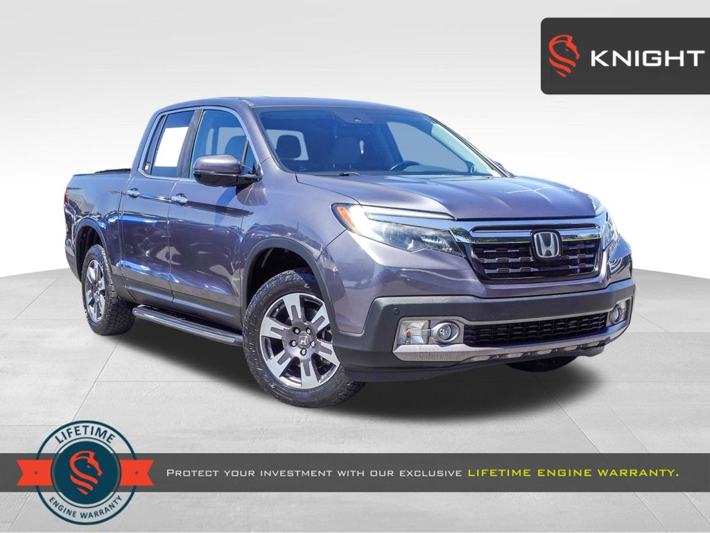 Gray (Modern Steel Metallic) 2017 Honda Ridgeline Pickup Truck All-Wheel Drive 6-Speed Automatic