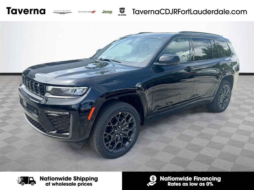Black 2027 Jeep Grand Cherokee L SUV / Crossover Four-Wheel Drive 8-Speed Automatic