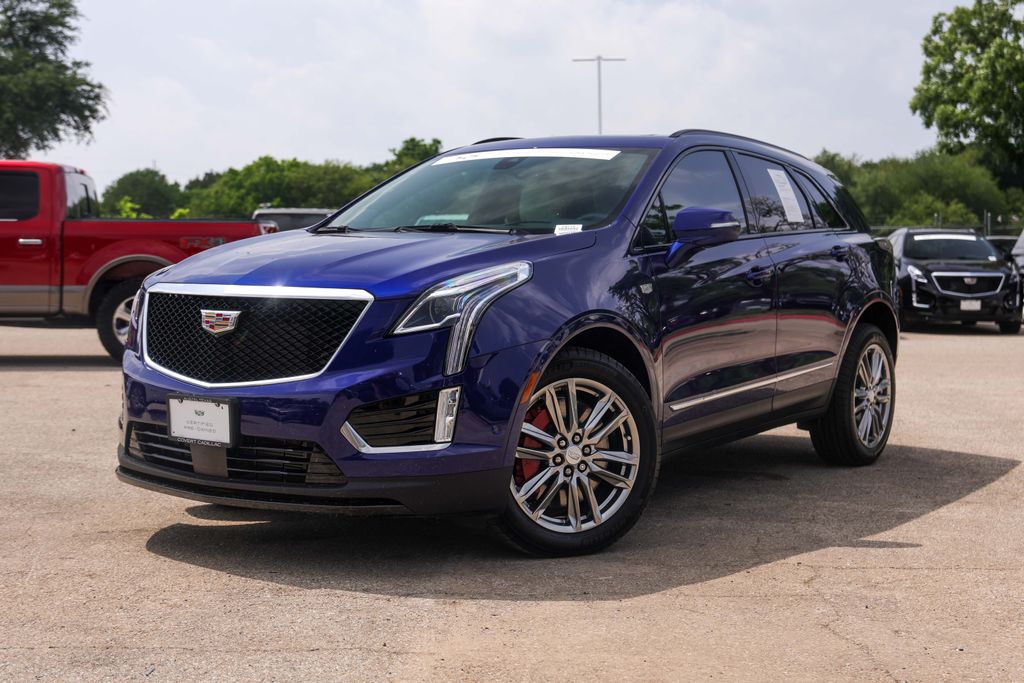 Blue Metallic 2025 Cadillac XT5 Sport AWD SUV / Crossover Four-Wheel Drive 9-Speed Automatic