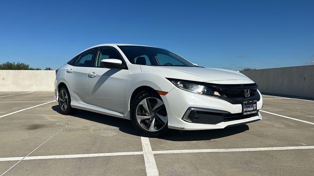 2019 Honda Civic LX White at Emmons Autoplex