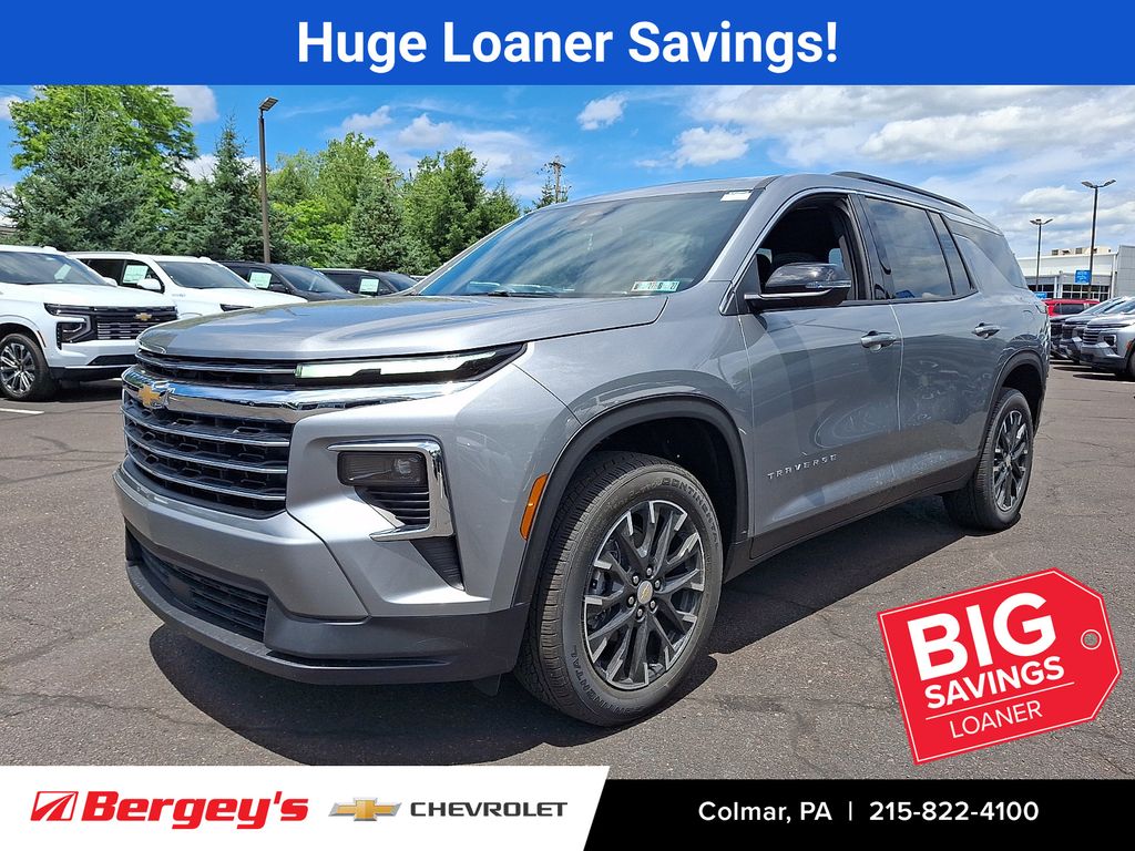 Sterling Gray Metallic 2026 Chevrolet Traverse SUV / Crossover Front-Wheel Drive 8-Speed Automatic