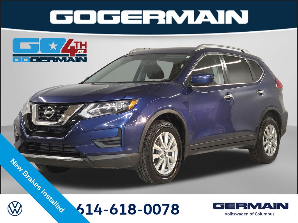 Caspian Blue 2017 Nissan Rogue SUV / Crossover All-Wheel Drive Continuously Variable Transmission