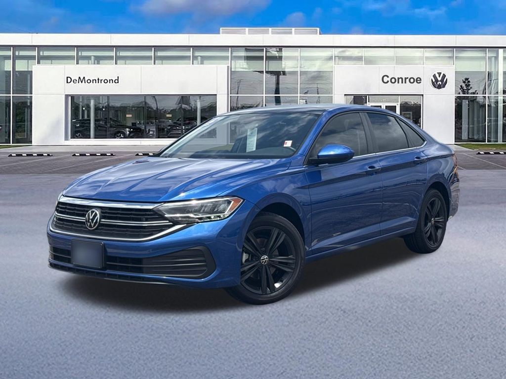 2023 Volkswagen Jetta 1.5T SE Blue at Shottenkirk Kia Fort Bend