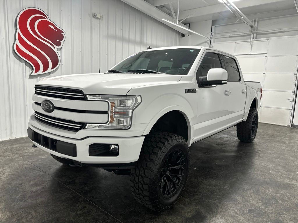White 2020 Ford F-150 Pickup Truck Four-Wheel Drive Automatic
