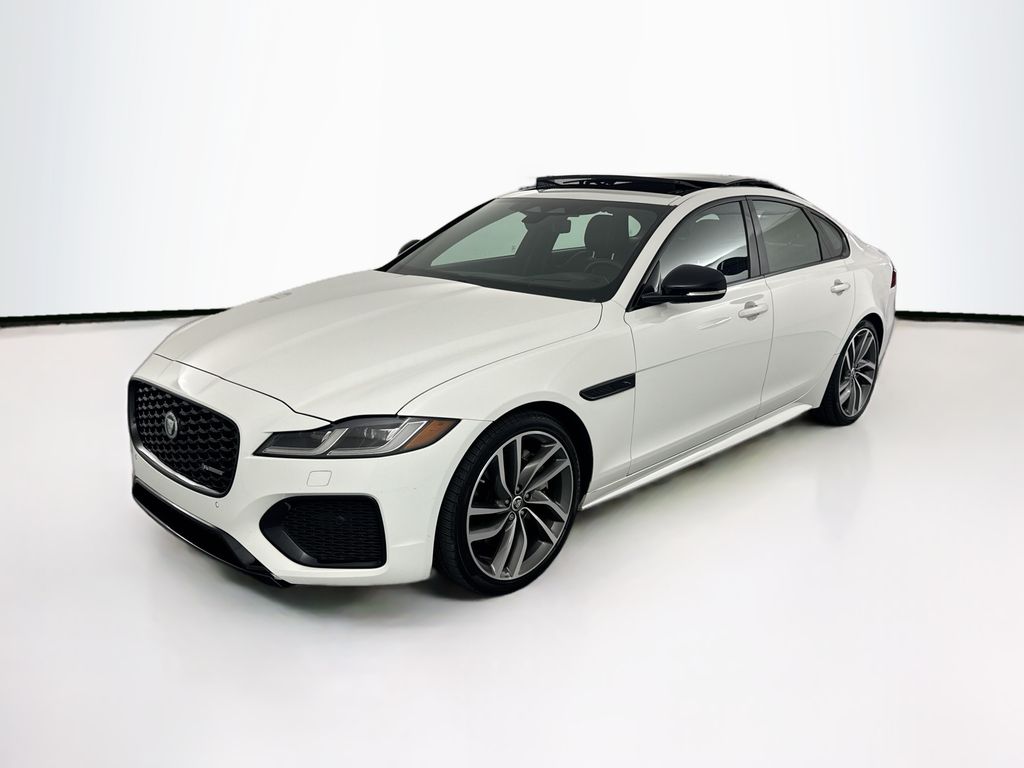 Fuji White 2024 Jaguar XF P300 R-Dynamic SE AWD Sedan All-Wheel Drive 8-Speed Automatic