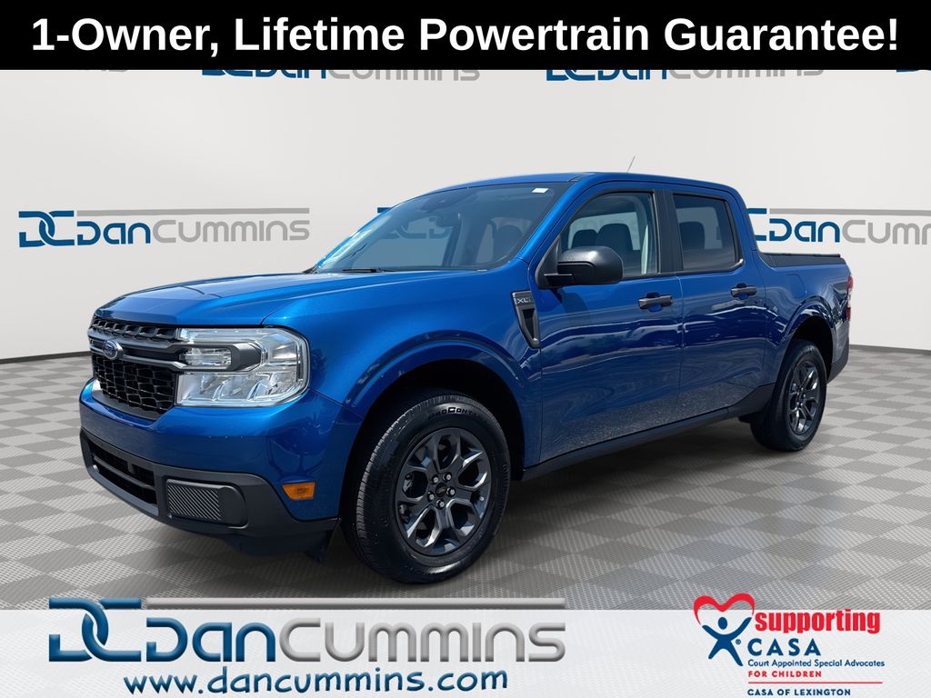 Atlas Blue Metallic 2024 Ford Maverick Pickup Truck All-Wheel Drive 8-Speed Automatic