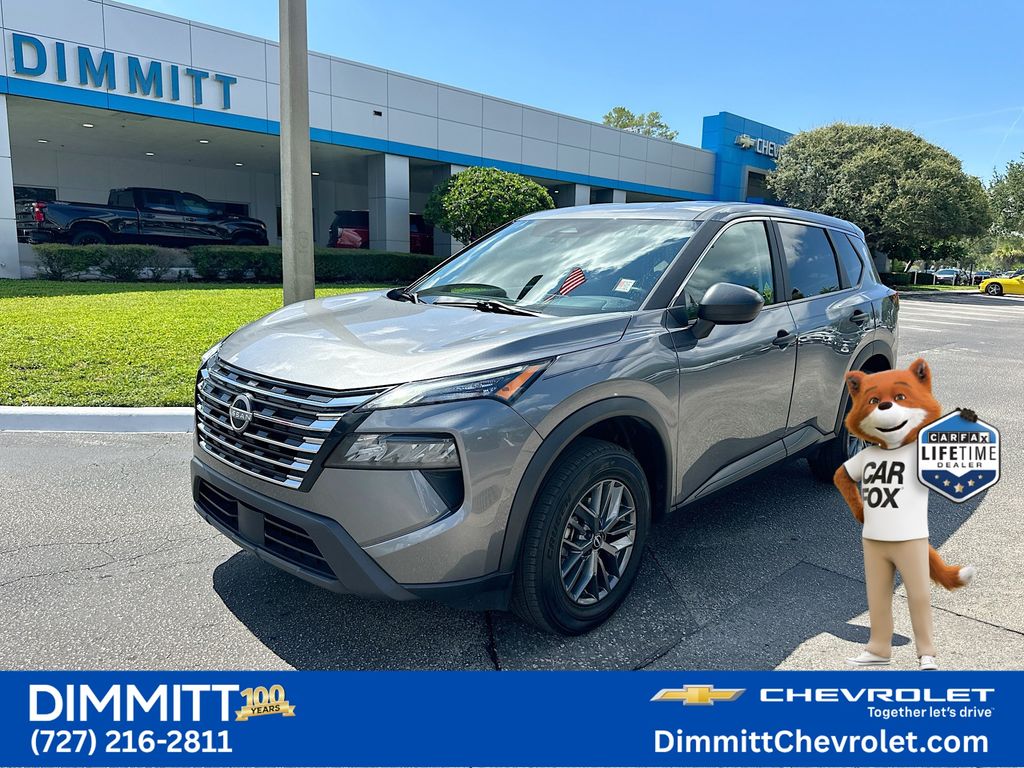 Gray (Gun Metallic) 2024 Nissan Rogue SUV / Crossover Front-Wheel Drive Continuously Variable Transmission