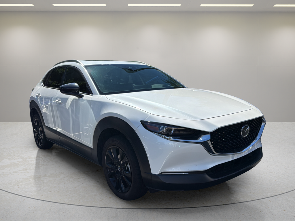 2023 Mazda CX-30 2.5 Turbo Premium Package White at Rochrich Mazda