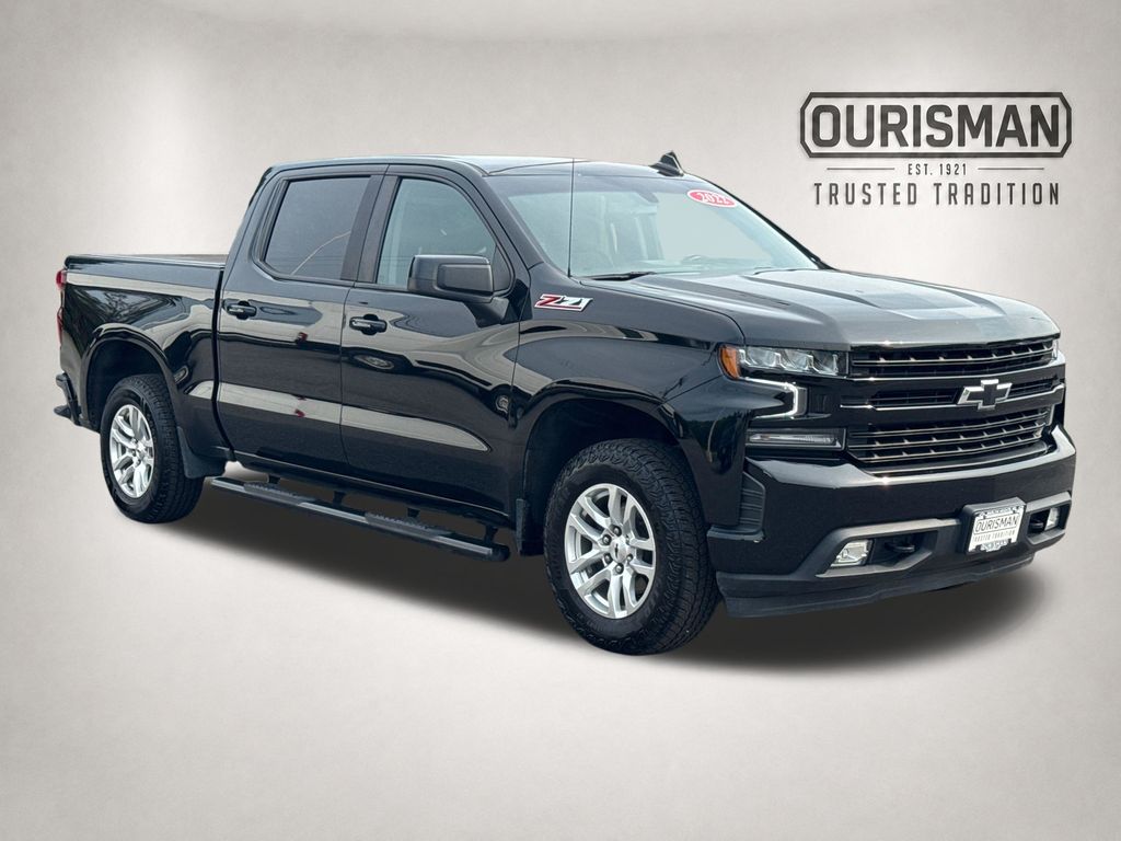 Black 2022 Chevrolet Silverado 1500 Pickup Truck Four-Wheel Drive 8-Speed Automatic