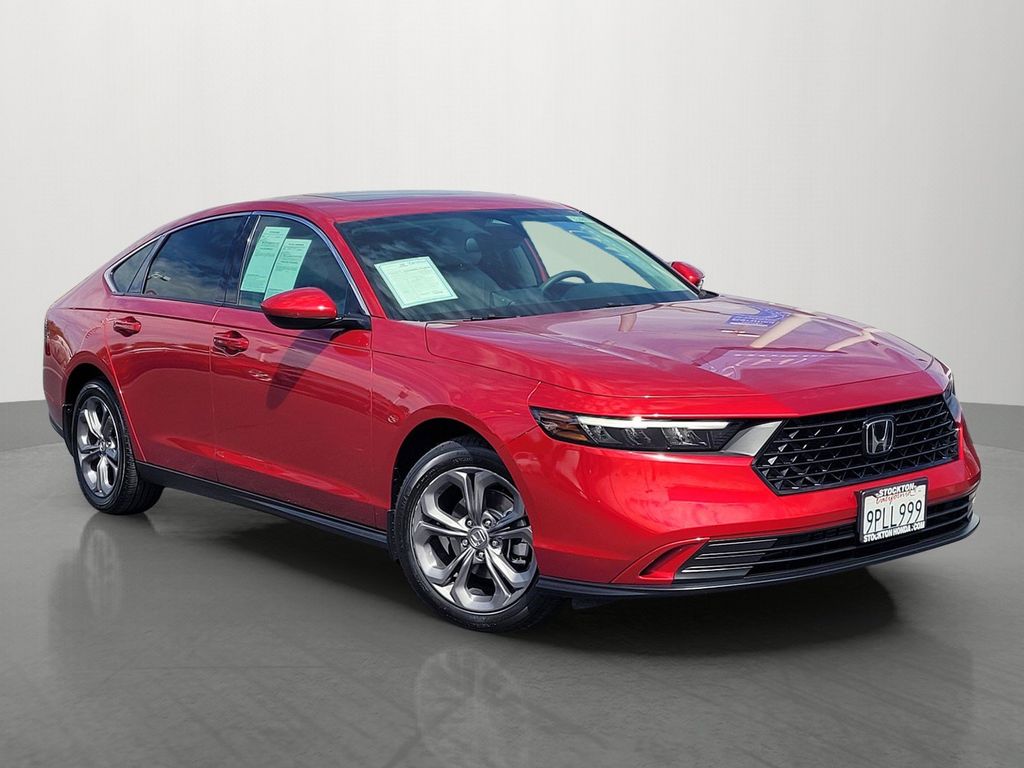 Radiant Red 2024 Honda Accord Sedan Front-Wheel Drive Continuously Variable Transmission