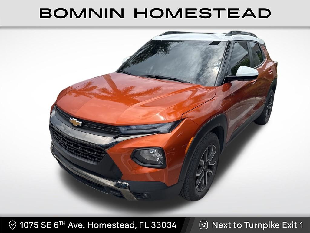 Vivid Orange Metallic 2023 Chevrolet Trailblazer ACTIV FWD SUV / Crossover Front-Wheel Drive Continuously Variable Transmission
