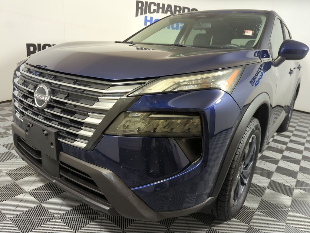 Deep Ocean Blue Pearl 2024 Nissan Rogue SUV / Crossover Front-Wheel Drive Continuously Variable Transmission