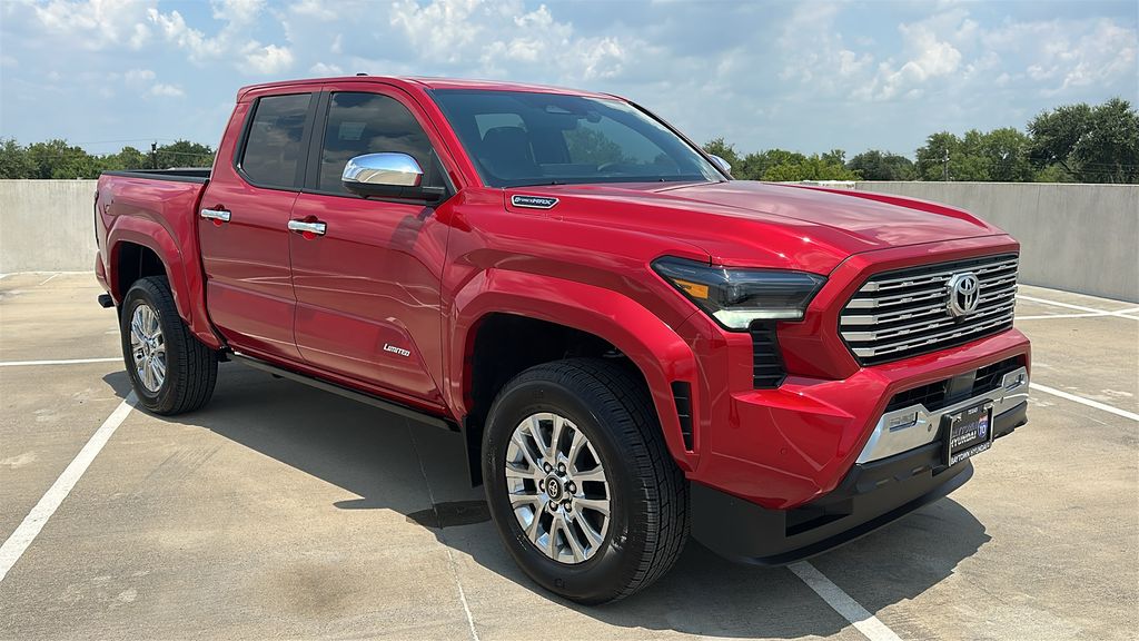 2026 Toyota Tacoma Hybrid Limited Red at EAG Ford Navasota