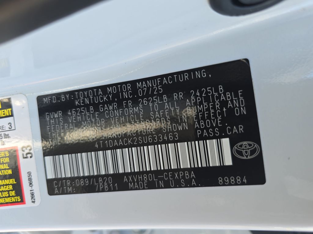Used 2025 Toyota Camry Sedan