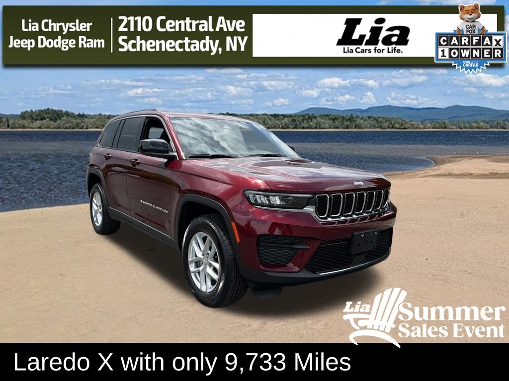 Velvet Red Pearlcoat 2025 Jeep Grand Cherokee SUV / Crossover Four-Wheel Drive 8-Speed Automatic