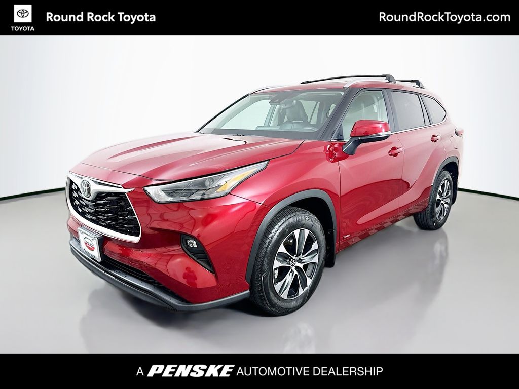 Red (Ruby Flare Pearl) 2026 Toyota Highlander Hybrid XLE AWD SUV / Crossover All-Wheel Drive Continuously Variable Transmission