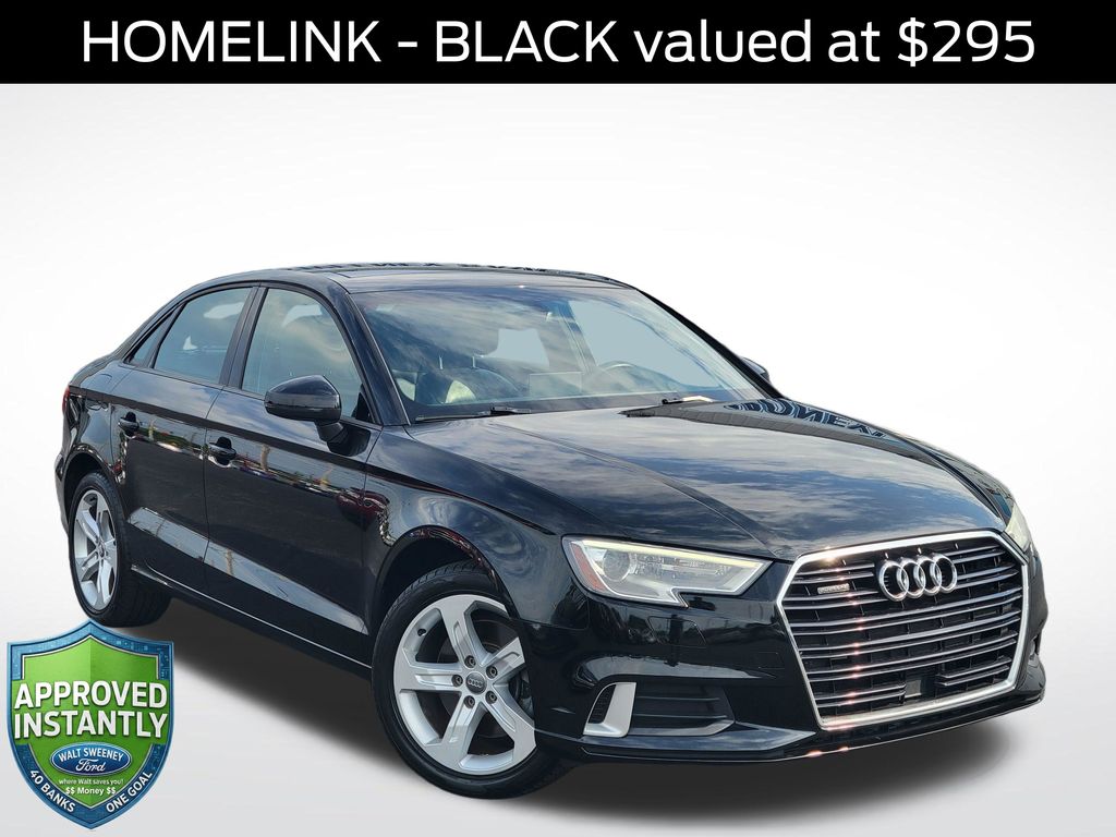 Brilliant Black 2018 Audi A3 Sedan All-Wheel Drive 6-Speed Automatic